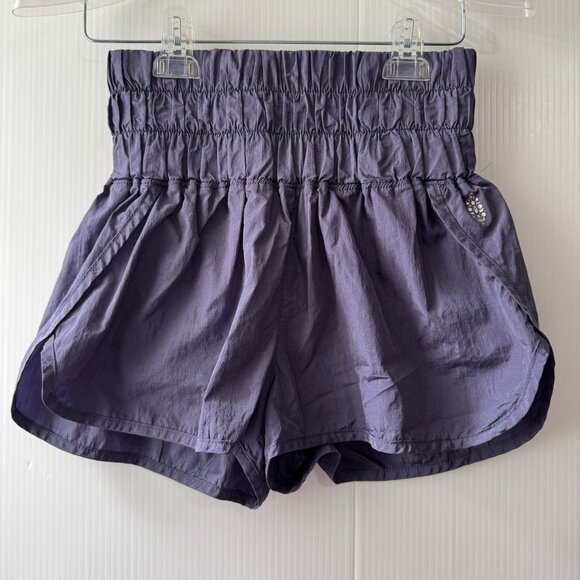 Free People Movement The Way Home Shorts Size M Deep Sea Purple - Picture 1 of 16